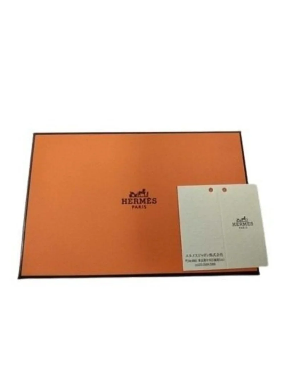 Hermes Business Card Holder Calvi Black Veau Epsom Case Silver New